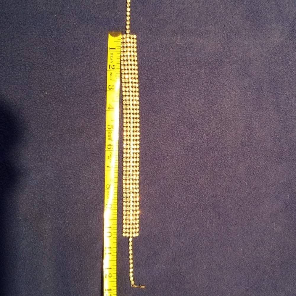 Rhinestone choker